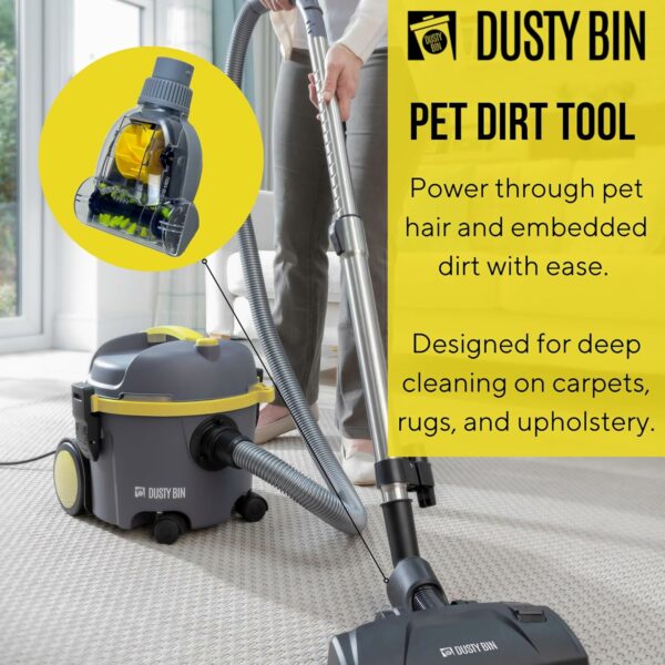 DB40B Bagged Vacuum Cleaner – Powerful, Lightweight & Compact Corded Cylinder Vacuum Cleaner with Large 6L Capacity, High-Efficiency Filtration, Portable & Easy to Use for Stairs & Home - Image 6