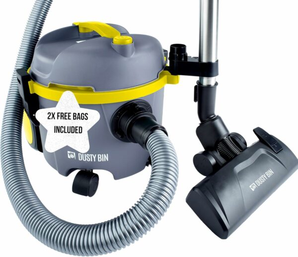 DB40B Bagged Vacuum Cleaner – Powerful, Lightweight & Compact Corded Cylinder Vacuum Cleaner with Large 6L Capacity, High-Efficiency Filtration, Portable & Easy to Use for Stairs & Home